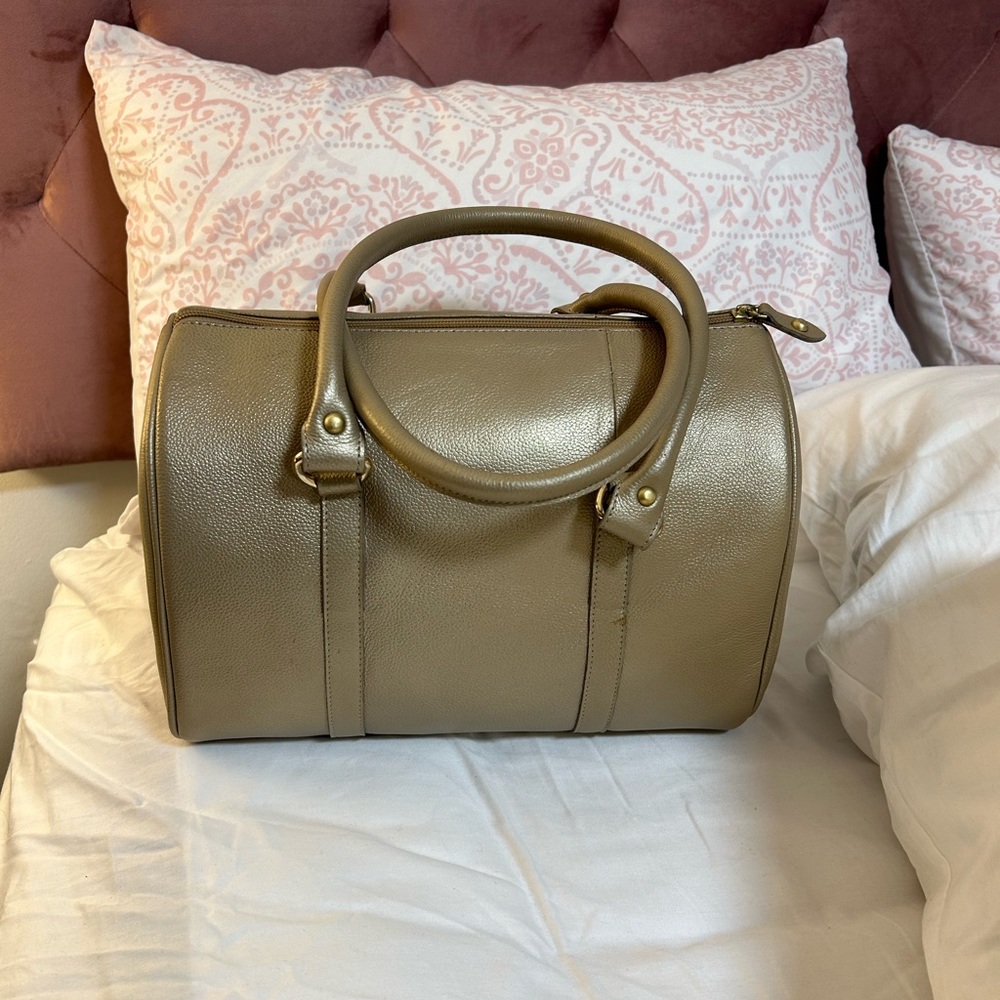 Real Colombian leather gold speedy bag.